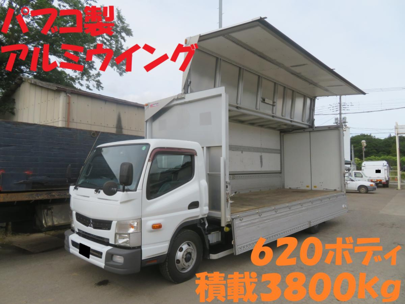 H27年キャンターアルミウィング超超ロング6.2mワイドボディ3.8t|中古トラックの販売・買取・査定のアイナビ