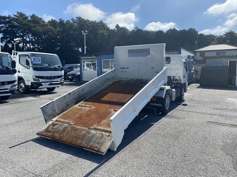 キャンター　4ナンバー　新明和工業　水平ゲート　ローダーダンプ　積載3,000kg|中古トラックの販売・買取・査定のアイナビ