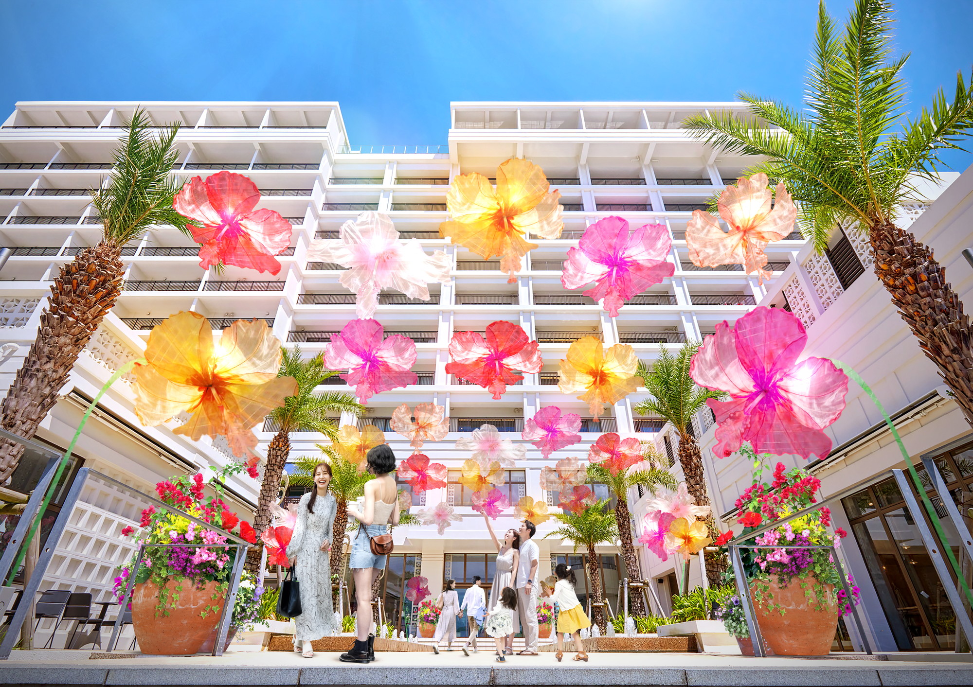 「空中の’’花の庭’’」が出現！マハイナフラワーフェス2026 開催