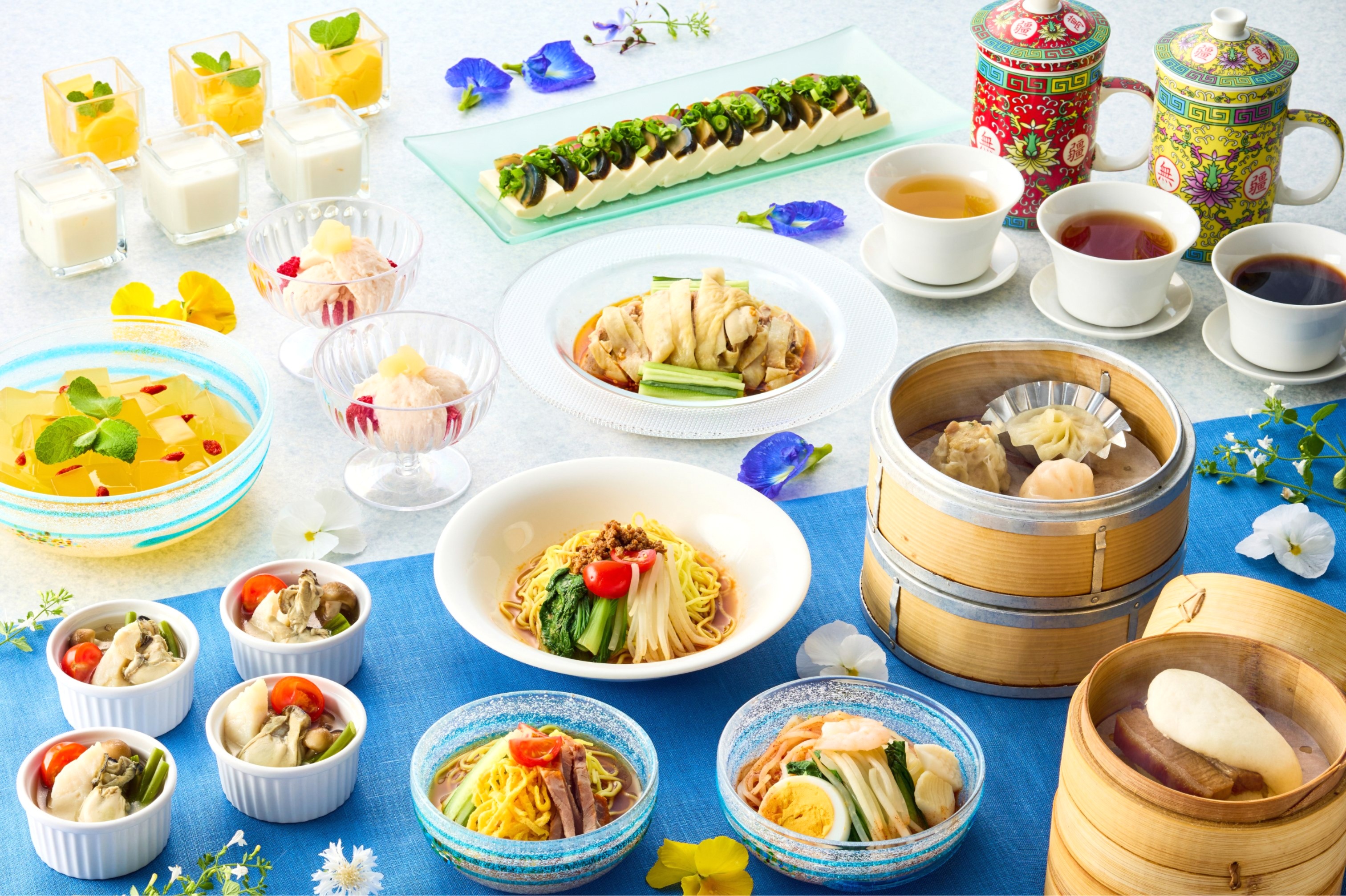 本格中華ディナーオーダーバイキング 涼風感じる夏の飲茶×冷麺フェア