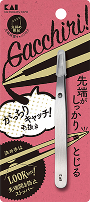 がっちりキャッチ毛抜き（シルバー）