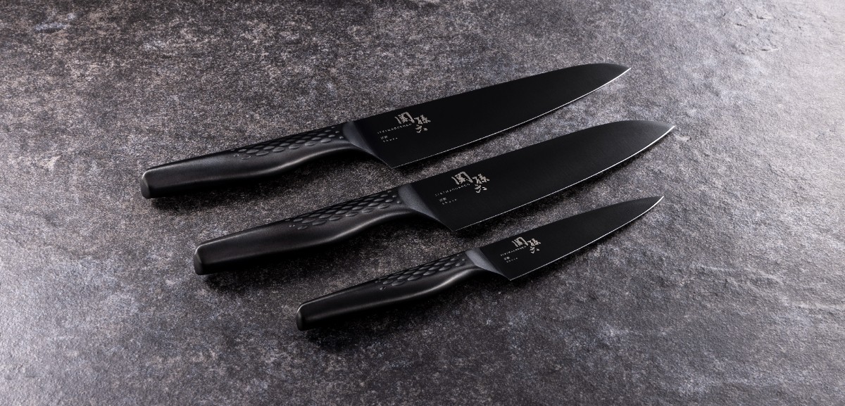 関孫六シリーズ売上No.1を誇る「匠創」から高級感あふれる漆黒カラーの包丁が新登場