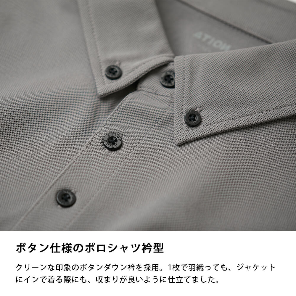 ドライカノコ半袖ポロシャツ（6905）