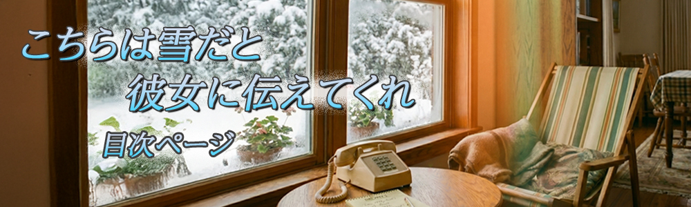 『こちらは雪だと彼女に伝えてくれ』目次