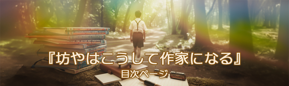 『坊やはこうして作家になる』目次