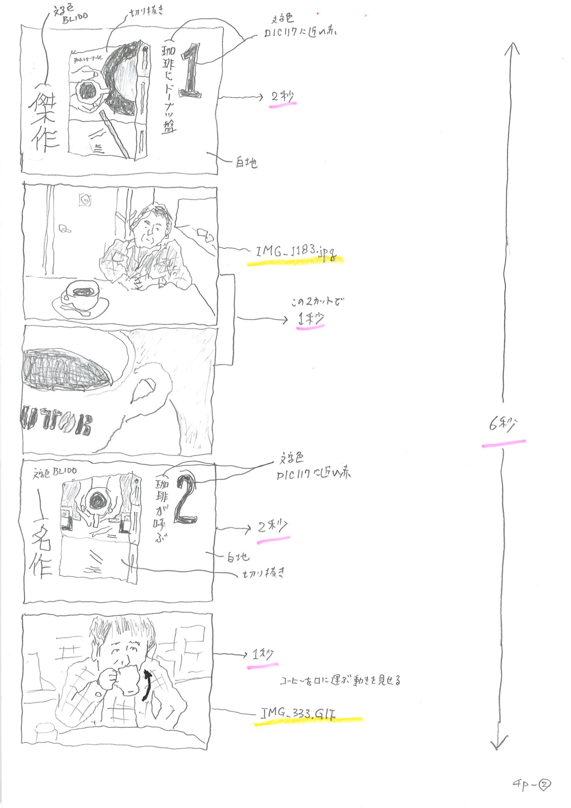 片岡義男絵コンテ-2