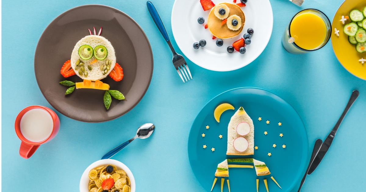 カラフルな朝食