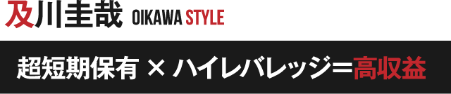 超短期保有×ハイレバレッジ＝高収益