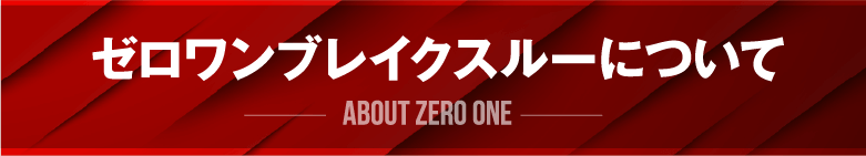 ゼロワンブレイクスルーについて