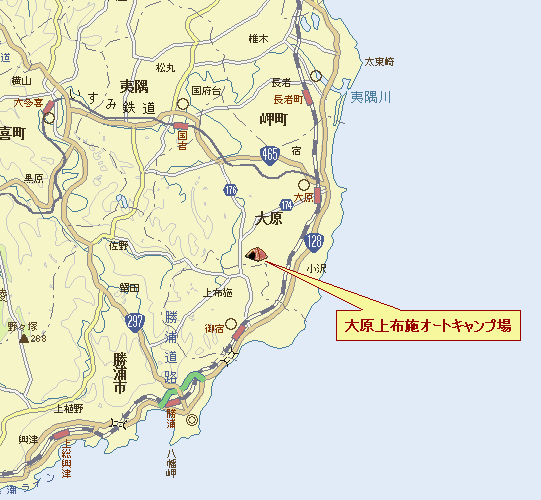 大原上布施オートキャンプ場