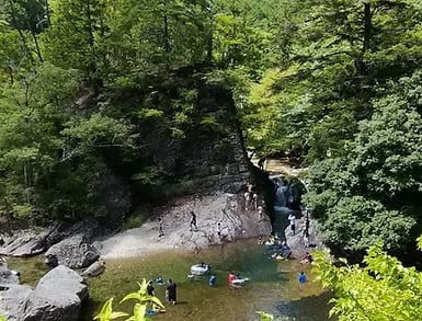 魚ヶ滝荘キャンプ場 写真2