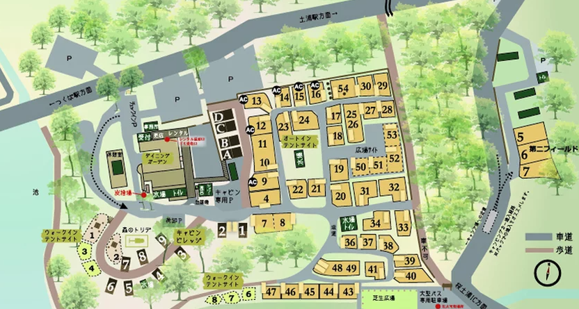 ルーラル吉瀬・フォンテーヌの森キャンプ場 写真2