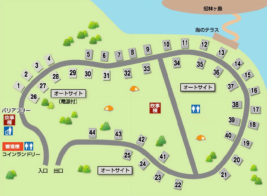 指宿エコキャンプ場 写真2