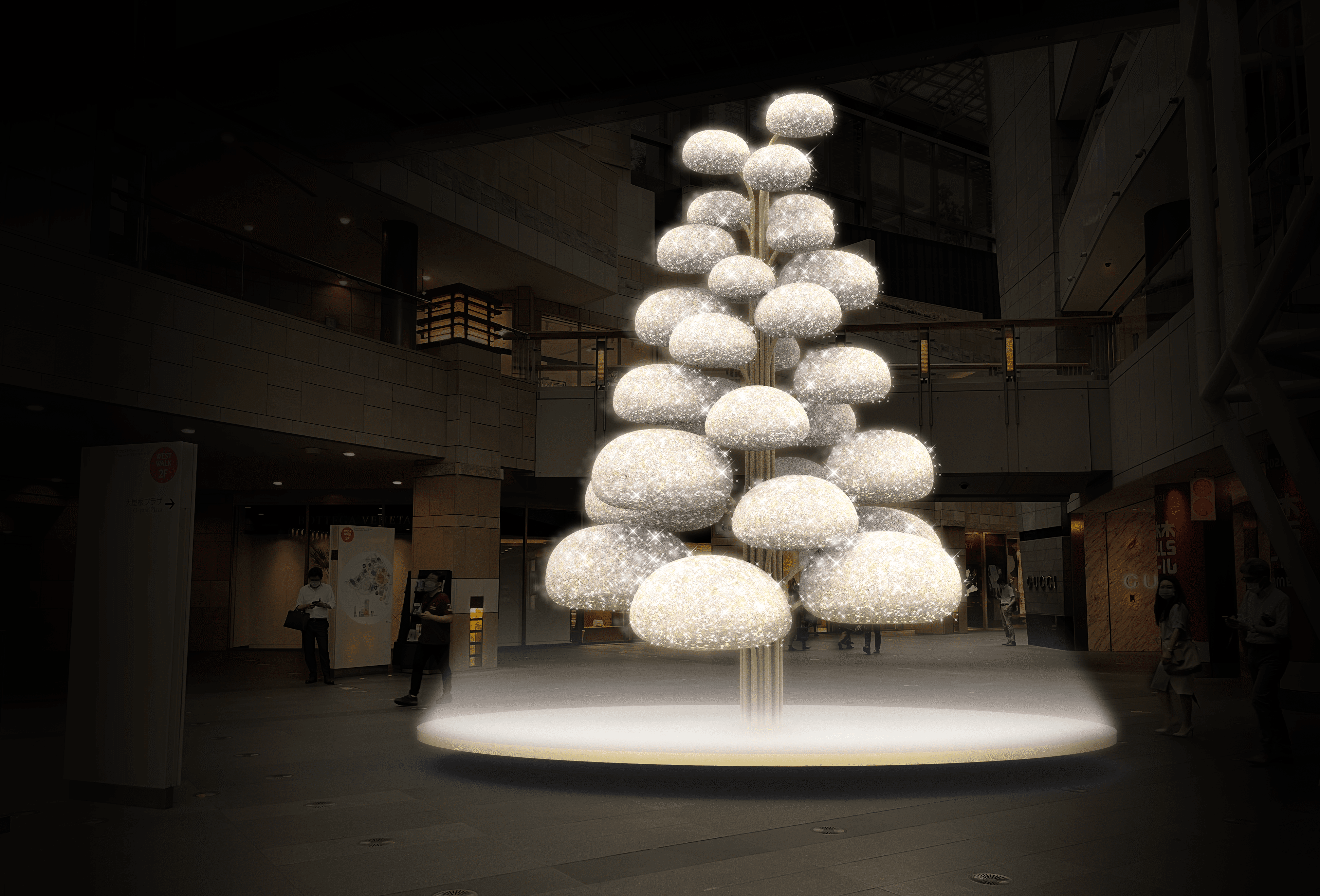 六本木けやき坂通りイルミネーション Roppongi Hills Christmas 写真2