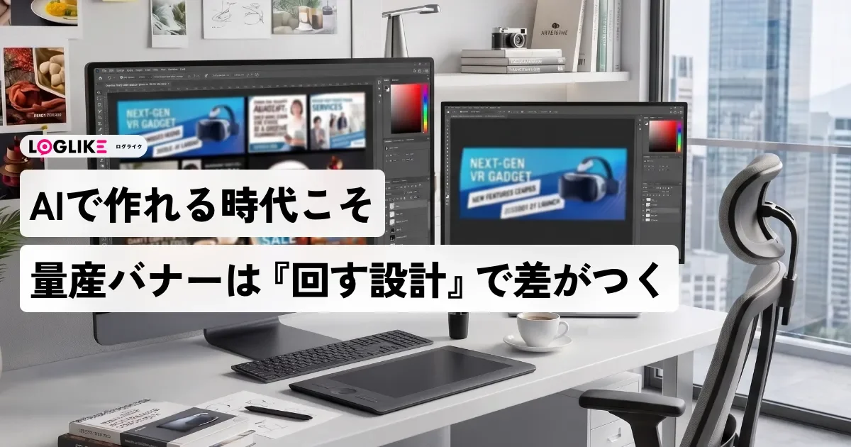 バナーを月に何百本も回す運用案件、AIで作れる時代になっても「進行と校正」で詰まる——量産クリエイティブの戻し地獄を止める設計