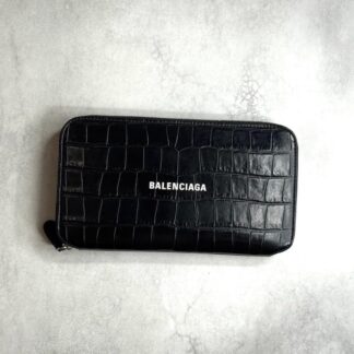 BALENCIAGA バレンシアガ / エンボスクロコダイルウォレット