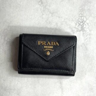 PRADA プラダ / サフィアーノメタルコンパクトウォレット