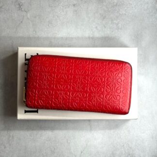 LOEWE ロエベ / リピートアナグラムジップアラウンドウォレット