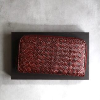 BOTTEGA VENETA ボッテガヴェネタ / パイソンイントレチャートジップアラウンドウォレット