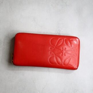 LOEWE ロエベ / エンボスアナグラムジップアラウンドウォレット