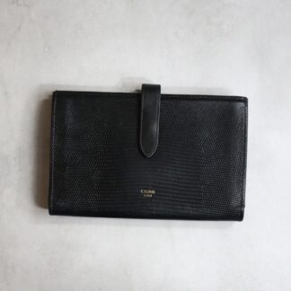 CELINE セリーヌ / リザードラージストラップウォレット