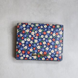 miu miu ミュウミュウ / フラワープリントコンパクトウォレット