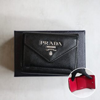PRADA プラダ / サフィアーノバイカラーミニウォレット