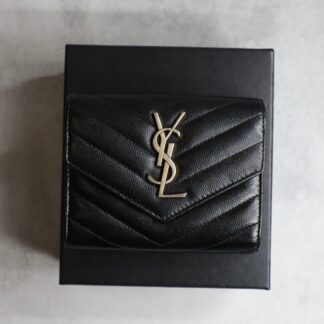 SAINT LAURENT サンローラン / カサンドラマトラッセコンパクトウォレット
