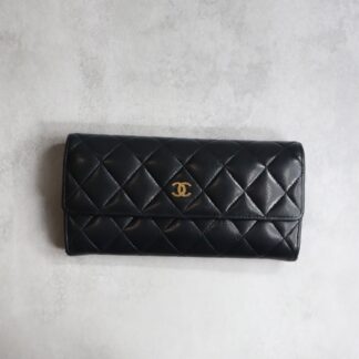 CHANEL シャネル / マトラッセロングフラップウォレット