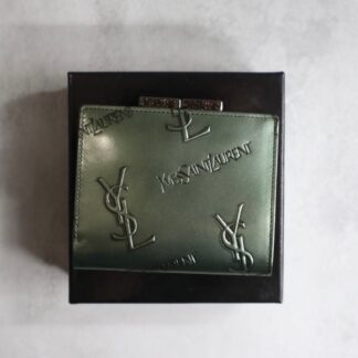 YVES SAINT LAURENT YSL イヴサンローラン / ヴィンテージバイフォールドがま口ウォレット