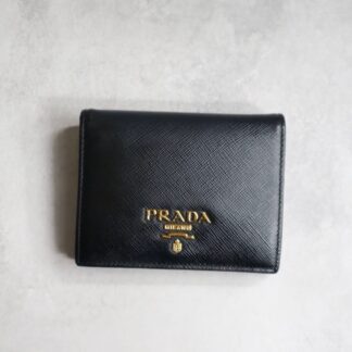 PRADA プラダ / サフィアーノメタルコンパクトウォレット
