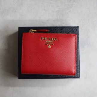 PRADA プラダ / サフィアーノメタルジップウォレット