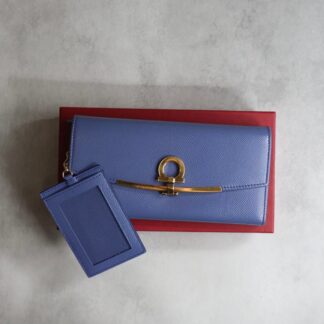 Salvatore Ferragamo サルヴァトーレ フェラガモ / ガンチーノクリップロングウォレット