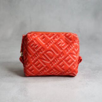 FENDI フェンディ x Skims スキムス / トゥーリパノナイロンポーチ コラボ ナイロン オレンジ 8N0179