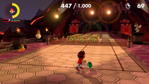 マリオテニス エース ストーリー攻略23 とりで前の練習場 ボードチャレンジ上級 攻略大百科