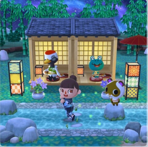 ポケ森 ガーデンイベント しずえとホタルの里で川涼み 開催中 どうぶつの森 ポケットキャンプ 攻略大百科