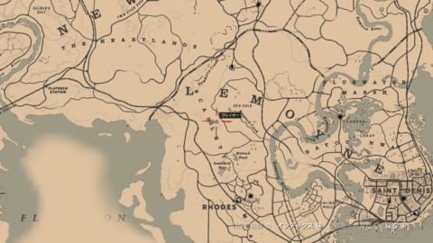 Rdr2 宝の地図と宝の場所攻略まとめ 攻略大百科
