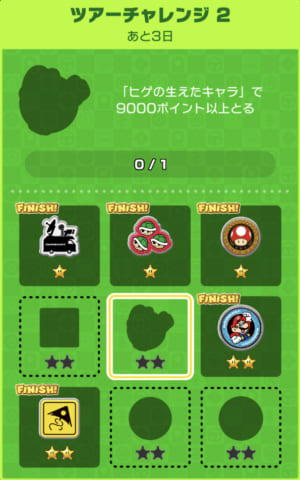 マリオカートツアー ヒゲの生えたキャラで9000ポイント以上とる 攻略 ヒゲの生えたキャラって 攻略大百科
