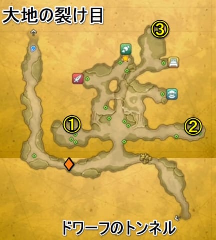 聖剣伝説3リメイク ドワーフの村の宝箱マップ 攻略大百科