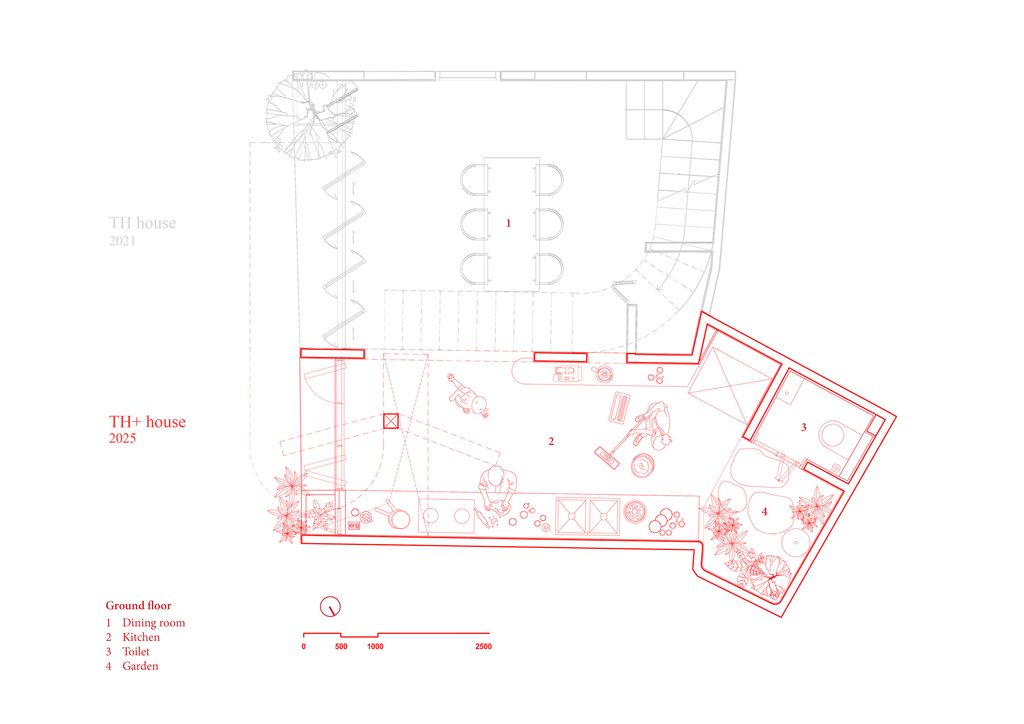 Ground floor plan drawing
