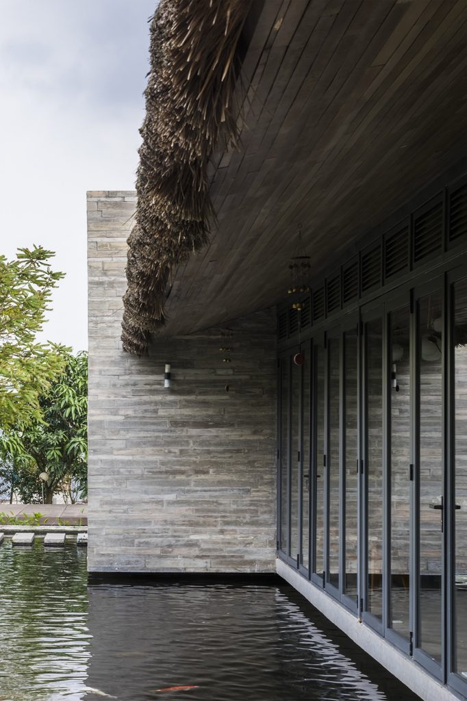 Exterior view of Am House in Can Giuoc, Vietnam