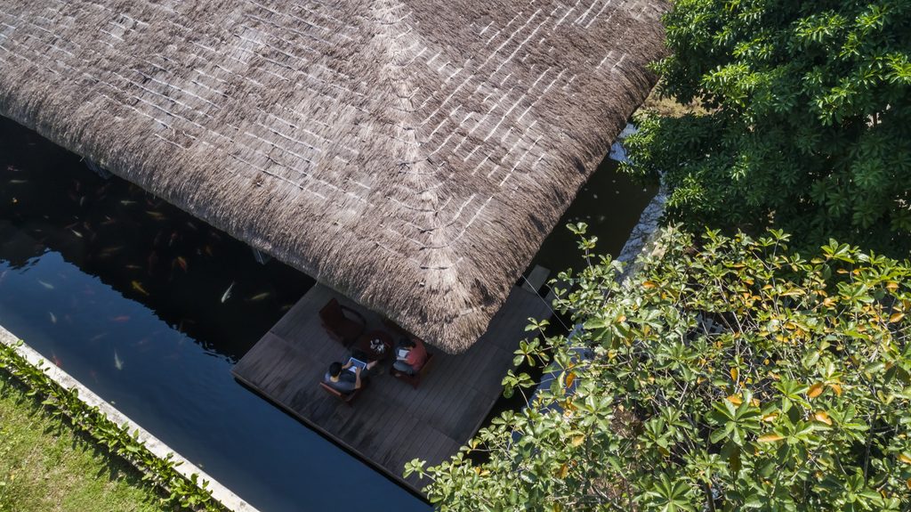 Exterior view of Am House in Can Giuoc, Vietnam