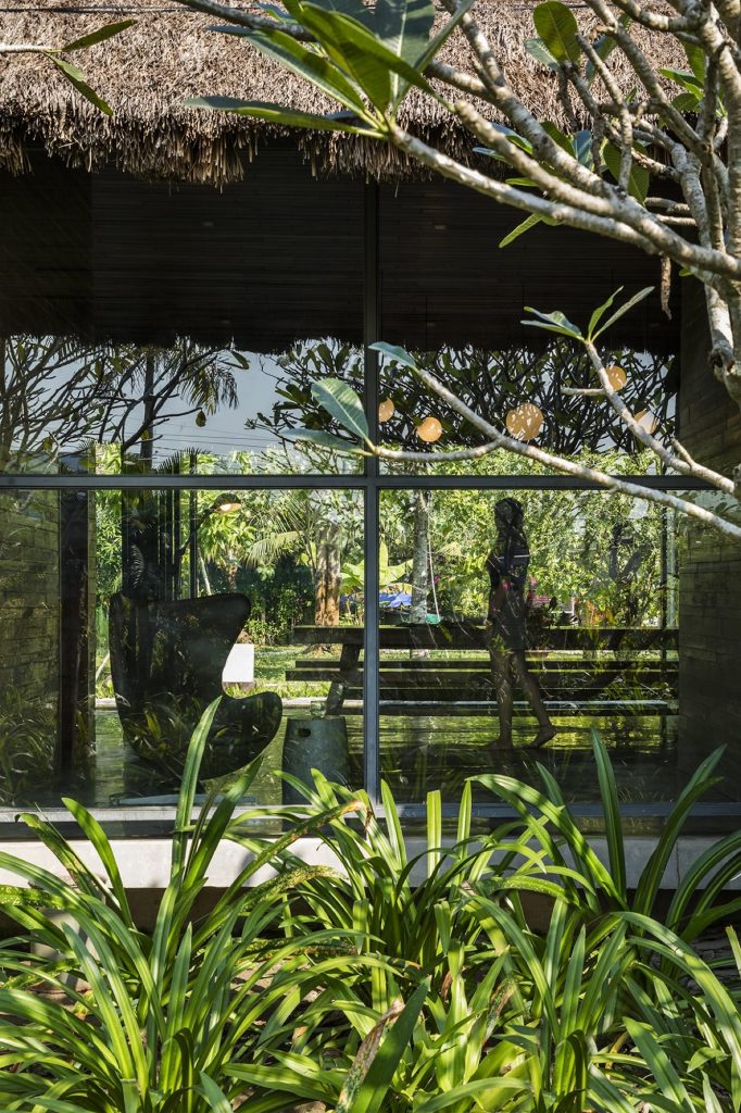 Exterior view of Am House in Can Giuoc, Vietnam