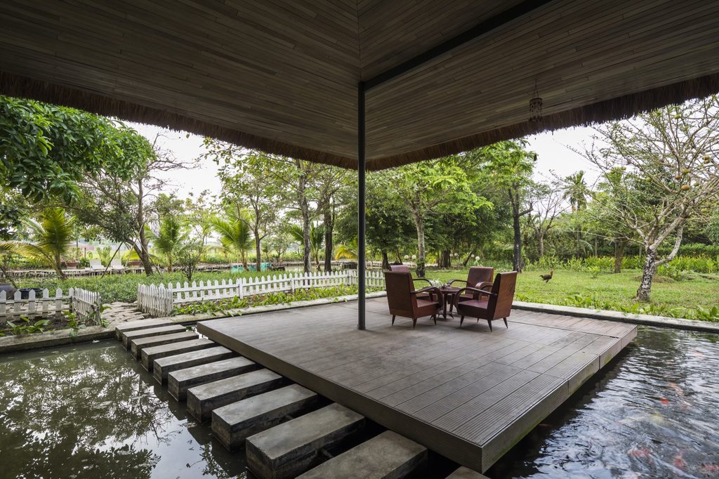 Exterior view of Am House in Can Giuoc, Vietnam