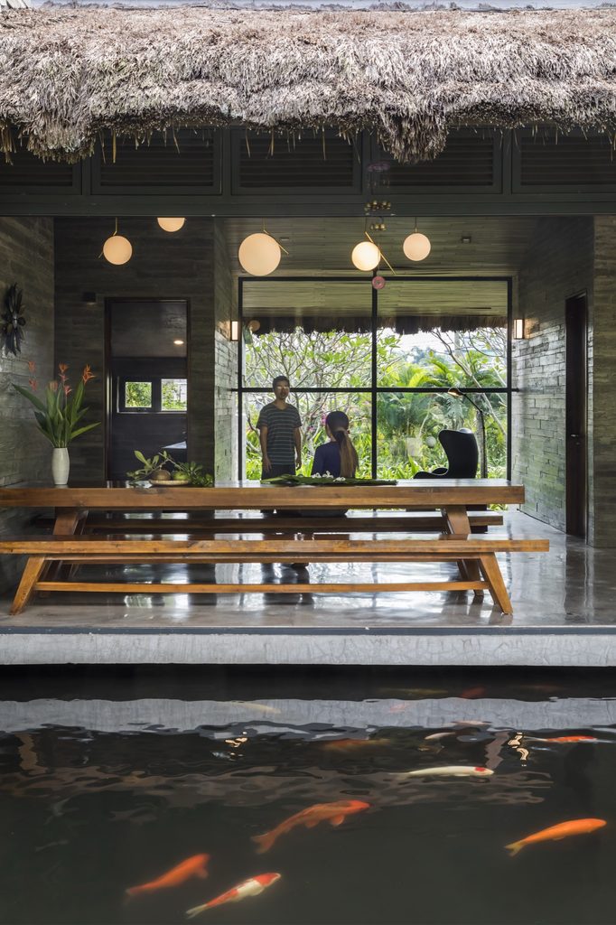 Exterior view of Am House in Can Giuoc, Vietnam