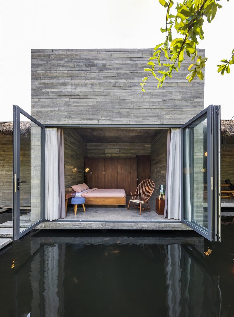 Exterior view of Am House in Can Giuoc, Vietnam