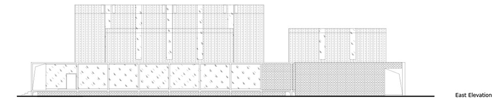 East elevation drawing
