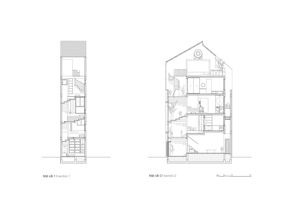 Sections drawing