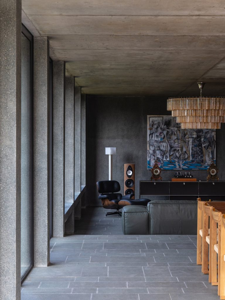 100 Windows by Inrestudio, Hanoi, ground floor living room