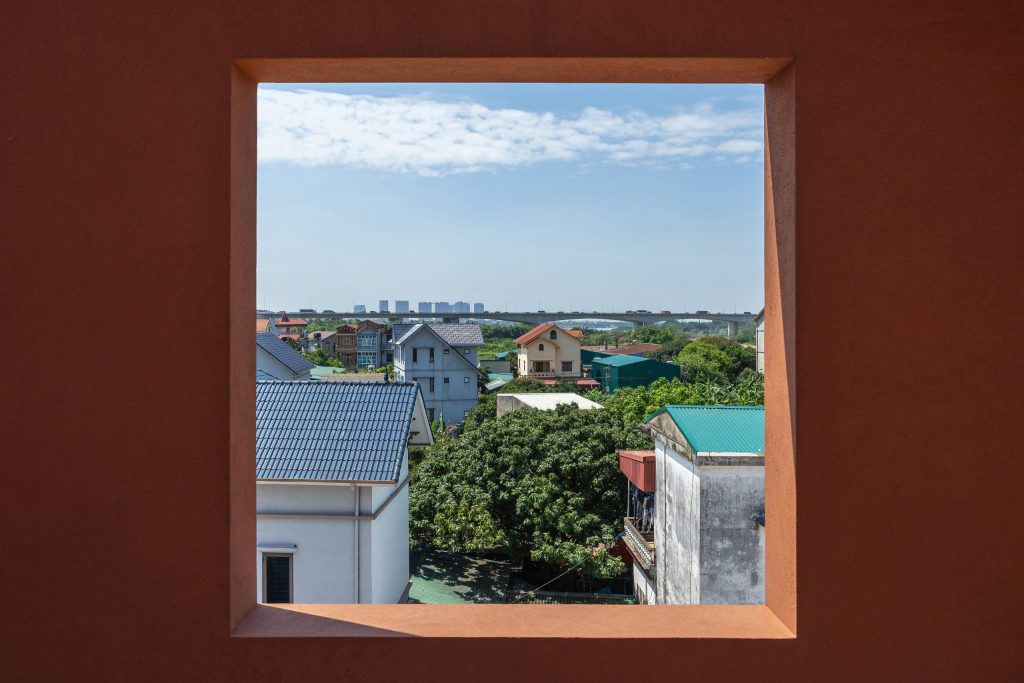 100 Windows by Inrestudio, Hanoi, deep window on the fourth floor